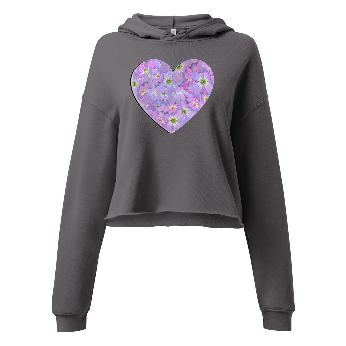 ZPGCAP-Aster Heart Crop Hoodie - Storm Front