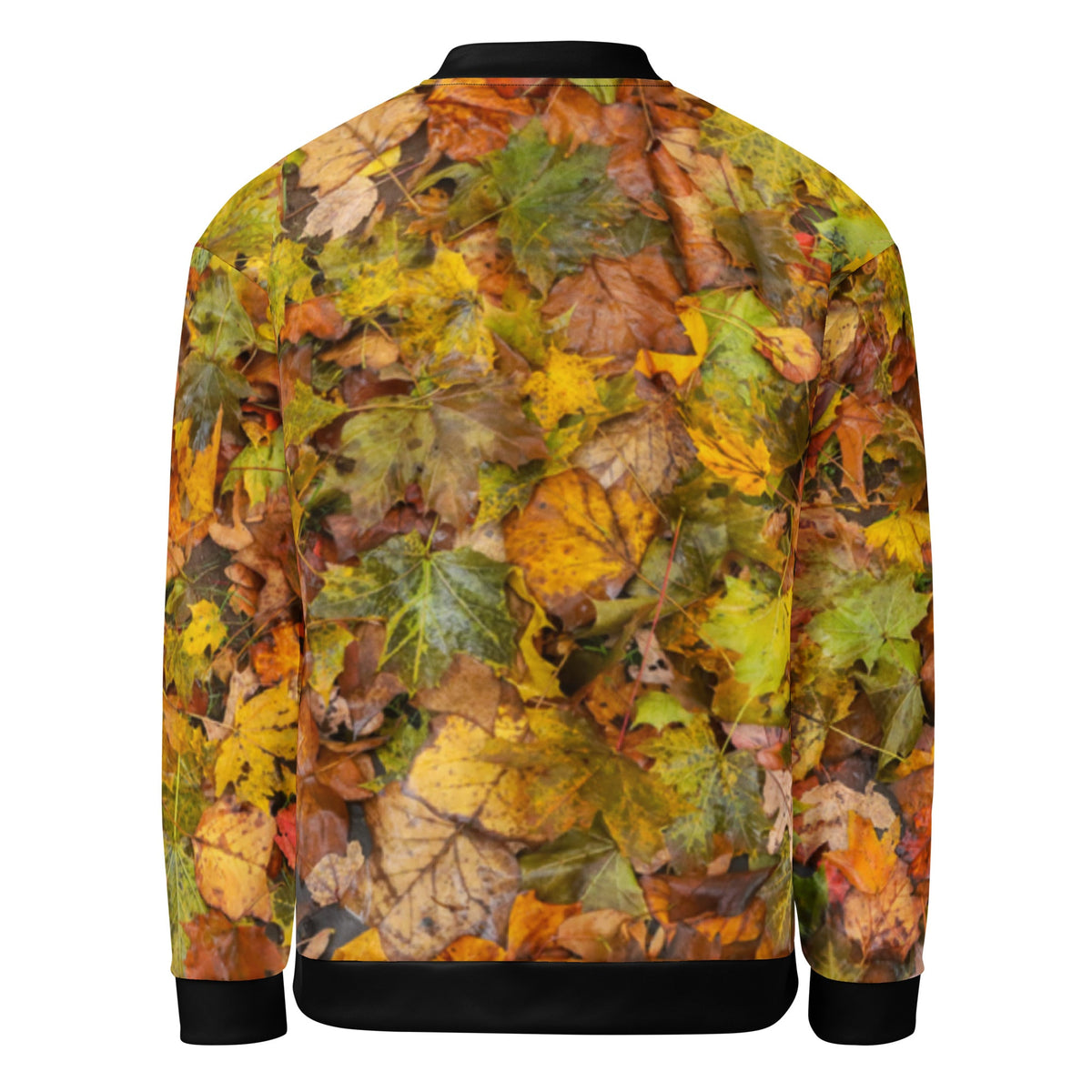 ZPGCAP-Autumn Pathfinder Bomber Jacket — Black - White Back