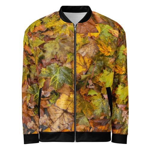 ZPGCAP-Autumn Pathfinder Bomber Jacket — Black - White Front