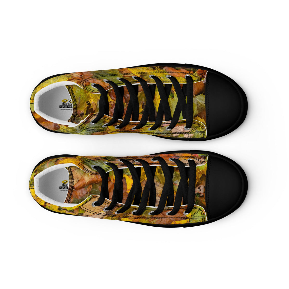ZPGCAP-Autumn Pathfinders High-Top Sneakers — Black Sole - Black Front 2