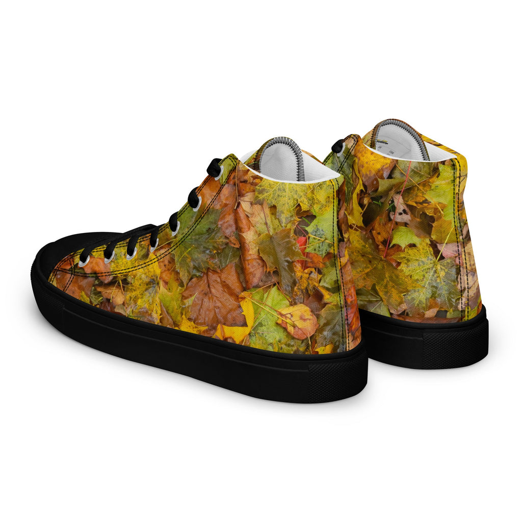 ZPGCAP-Autumn Pathfinders High-Top Sneakers — Black Sole - Black Left Back