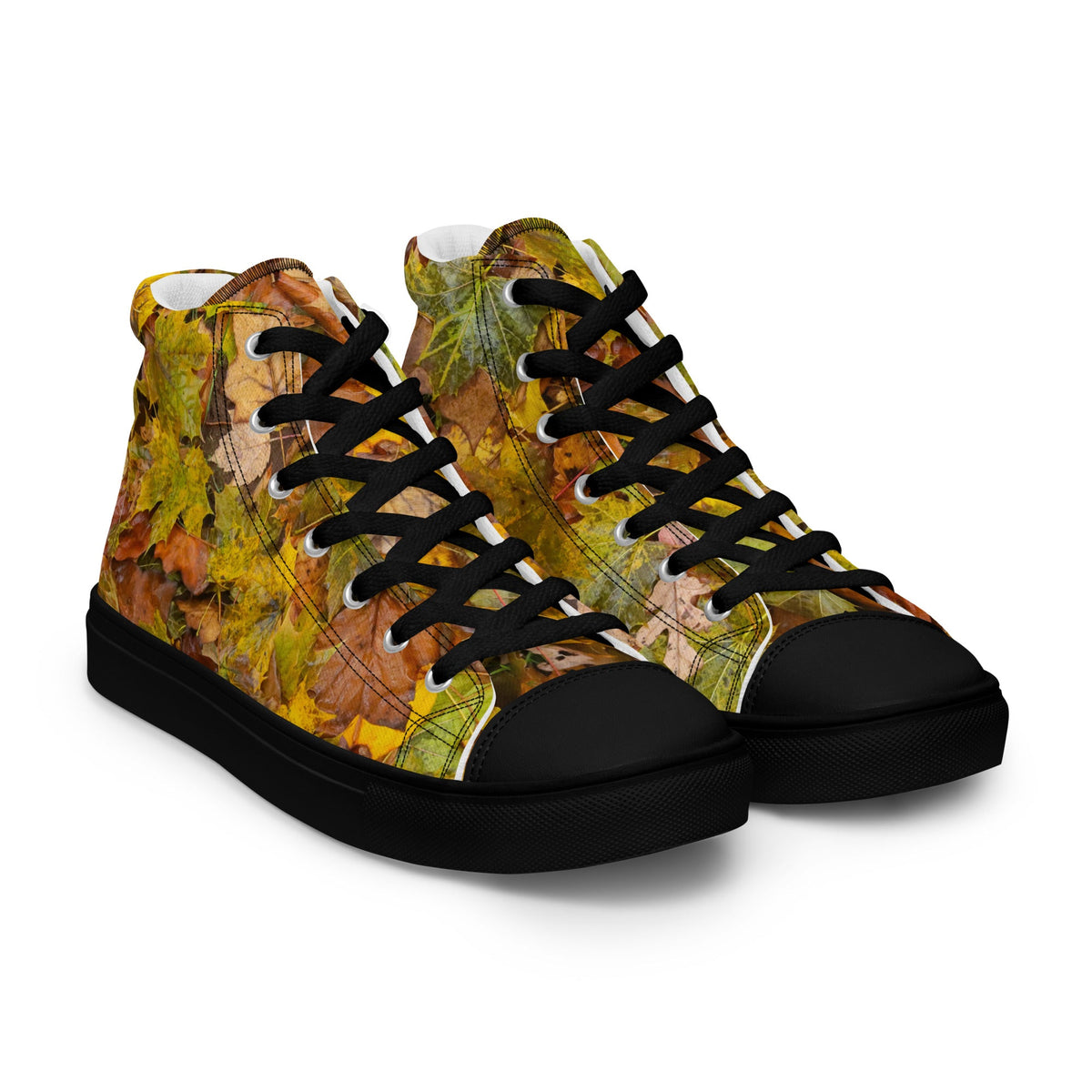 ZPGCAP-Autumn Pathfinders High-Top Sneakers — Black Sole - Black Right Front