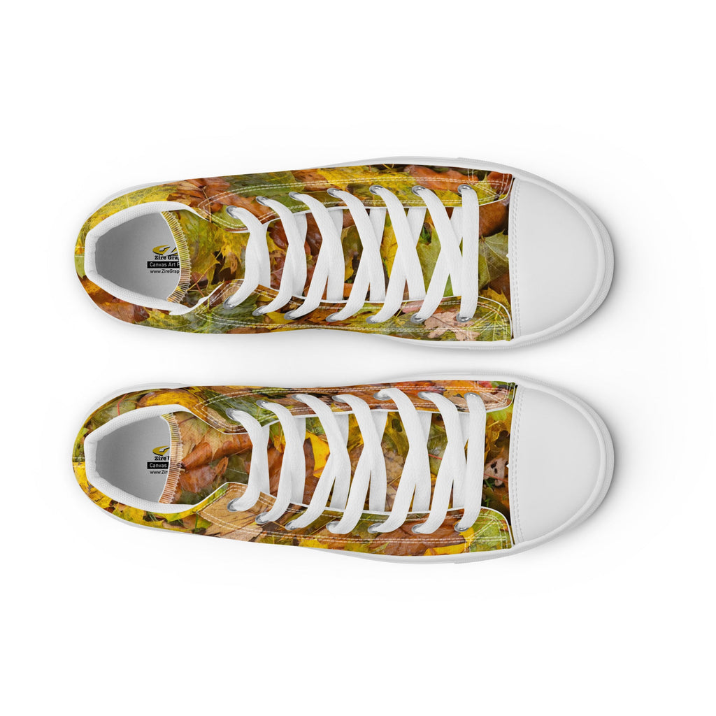 ZPGCAP-Autumn Pathfinders High-Top Sneakers — White Sole - White Front 2