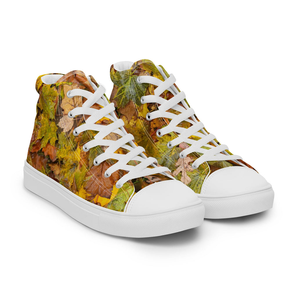 ZPGCAP-Autumn Pathfinders High-Top Sneakers — White Sole - White Right Front