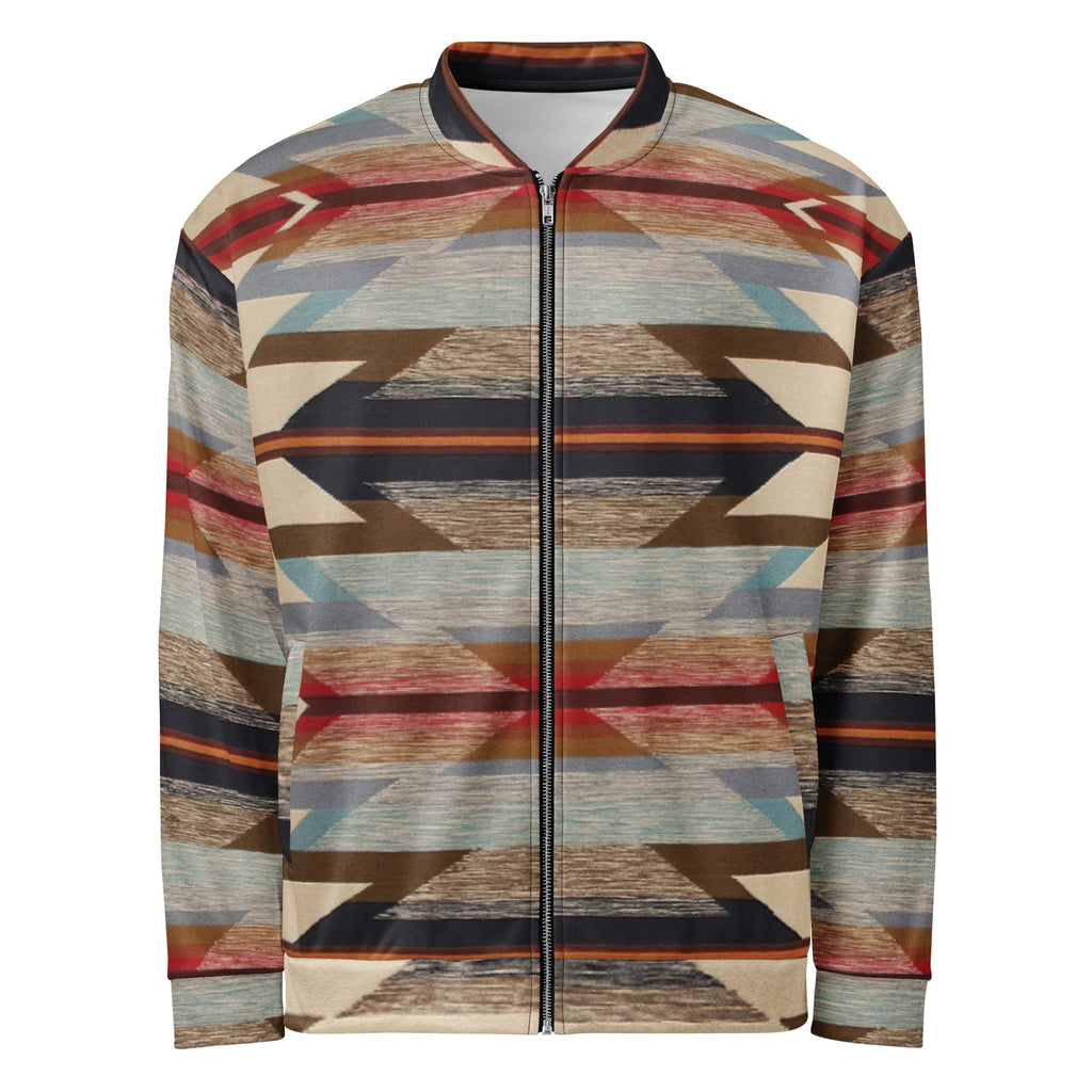 ZPGCAP-Desert Horizon Bomber Jacket - White Front