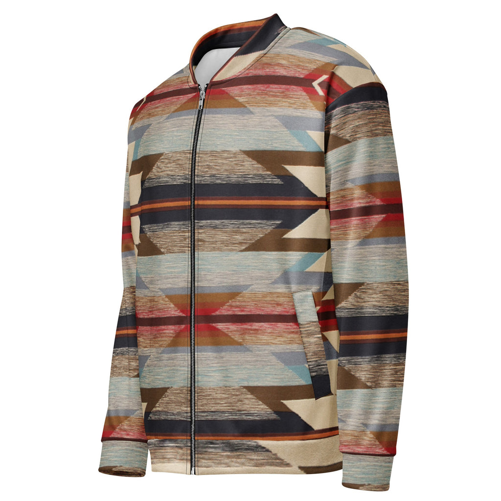 ZPGCAP-Desert Horizon Bomber Jacket - White Left Front