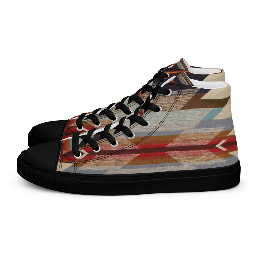 ZPGCAP-Desert Horizons High-Top Sneakers — Black Sole - Black Left