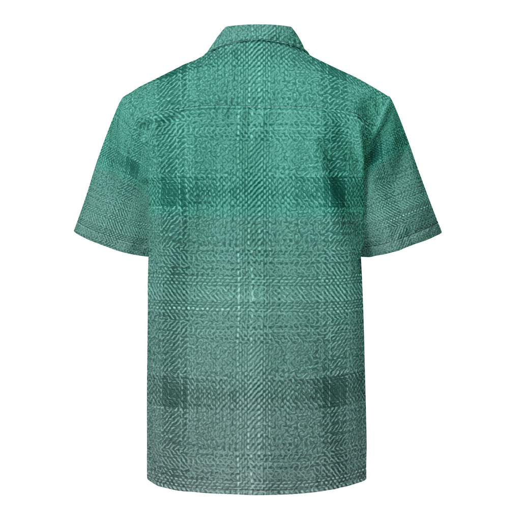 ZPGCAP-Emerald Green Button Shirt - White Back