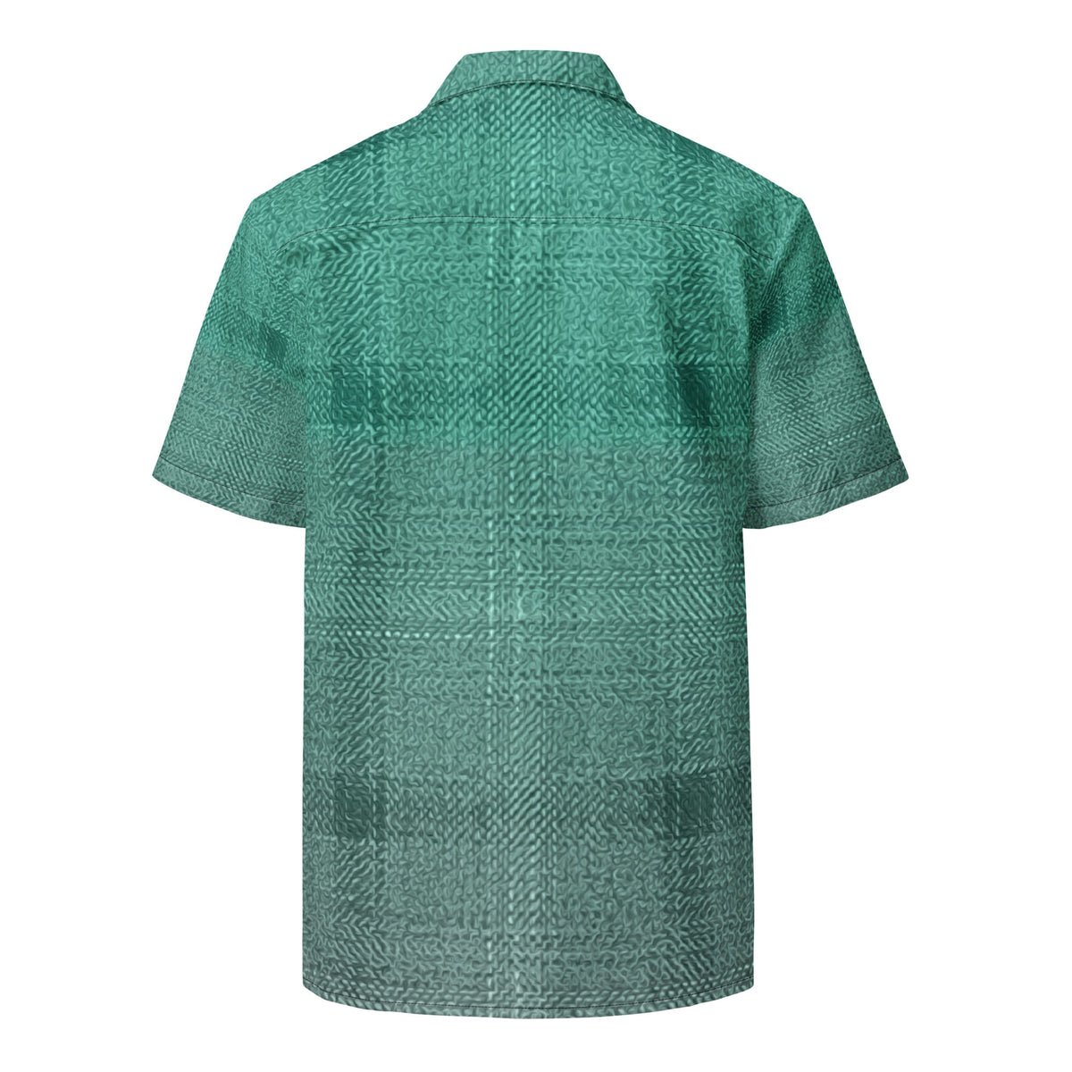 ZPGCAP-Emerald Green Button Shirt - White Back
