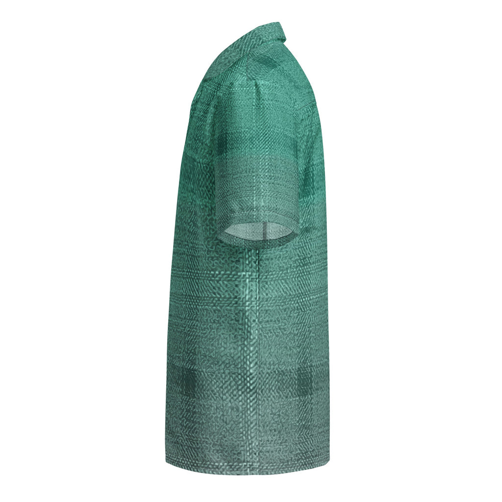 ZPGCAP-Emerald Green Button Shirt - White Left