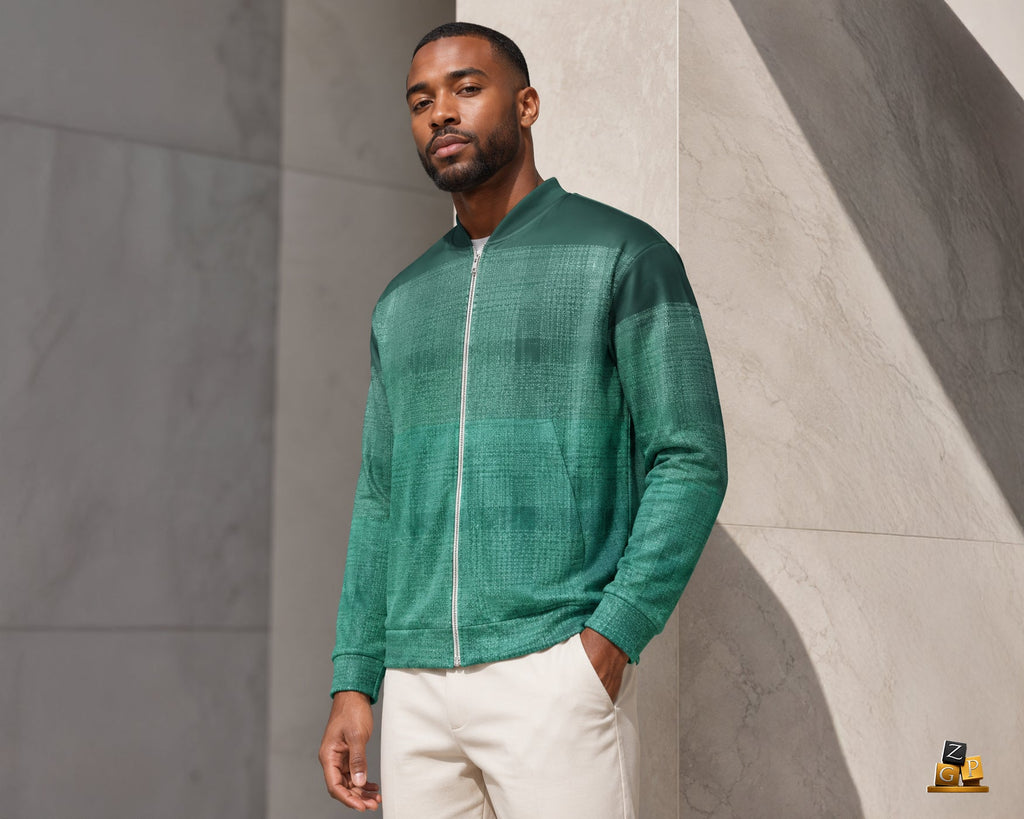 ZPGCAP-Emerald Tide Bomber Jacket - 1
