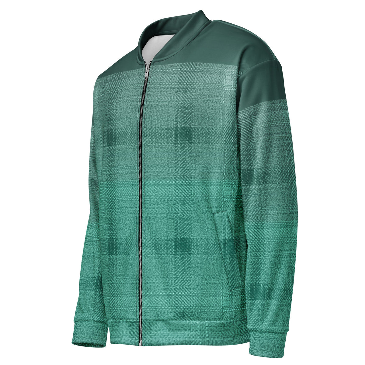 ZPGCAP-Emerald Tide Bomber Jacket - White Left Front
