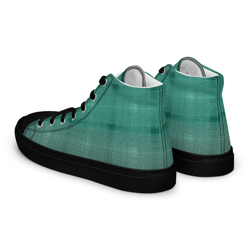 ZPGCAP-Emerald Tide High-Top Sneakers — Black Sole - 4