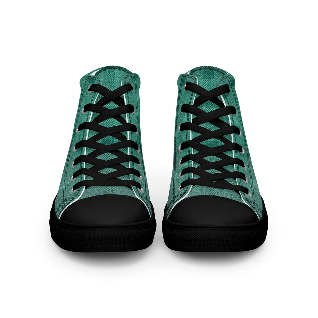 ZPGCAP-Emerald Tide High-Top Sneakers — Black Sole - Black Front