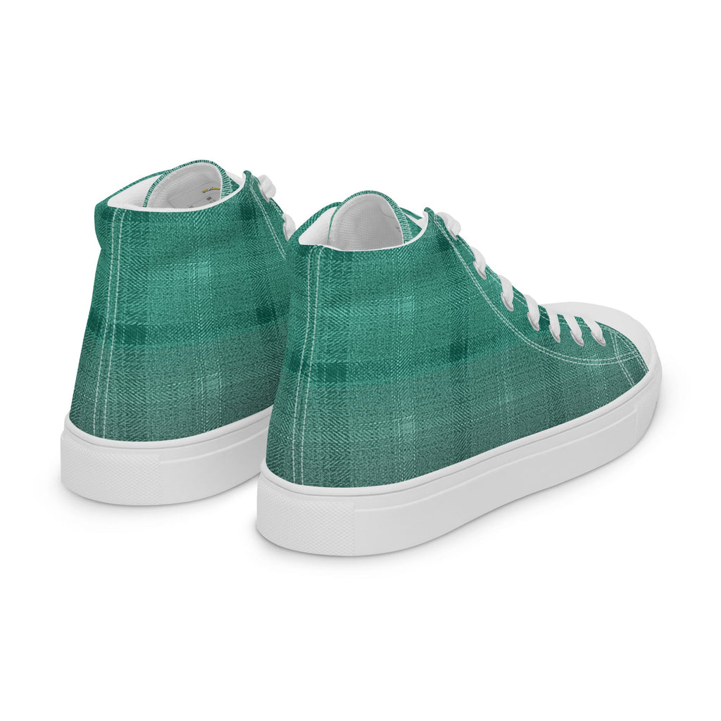 ZPGCAP-Emerald Tide High-Top Sneakers — White Sole - White Right Back