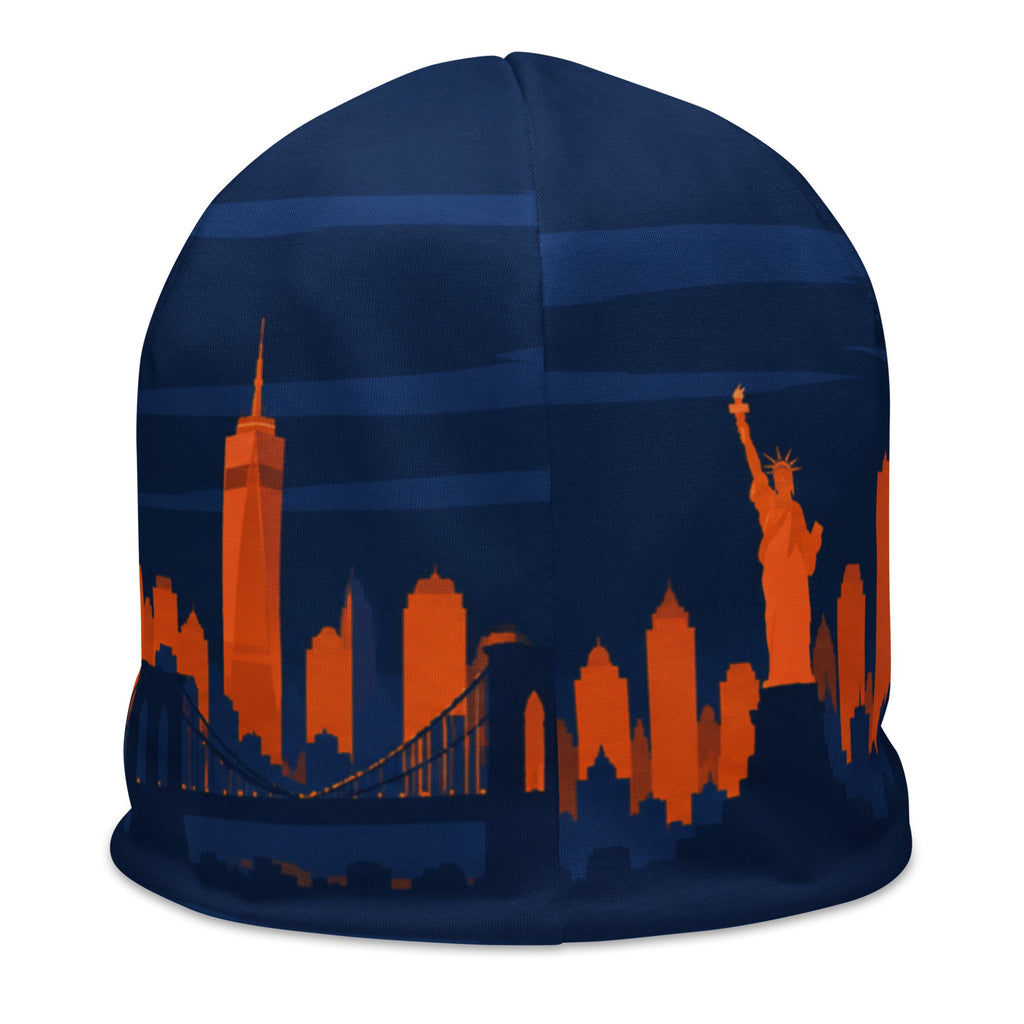 ZPGCAP-Empire Skyline Beanie — Night - White Back