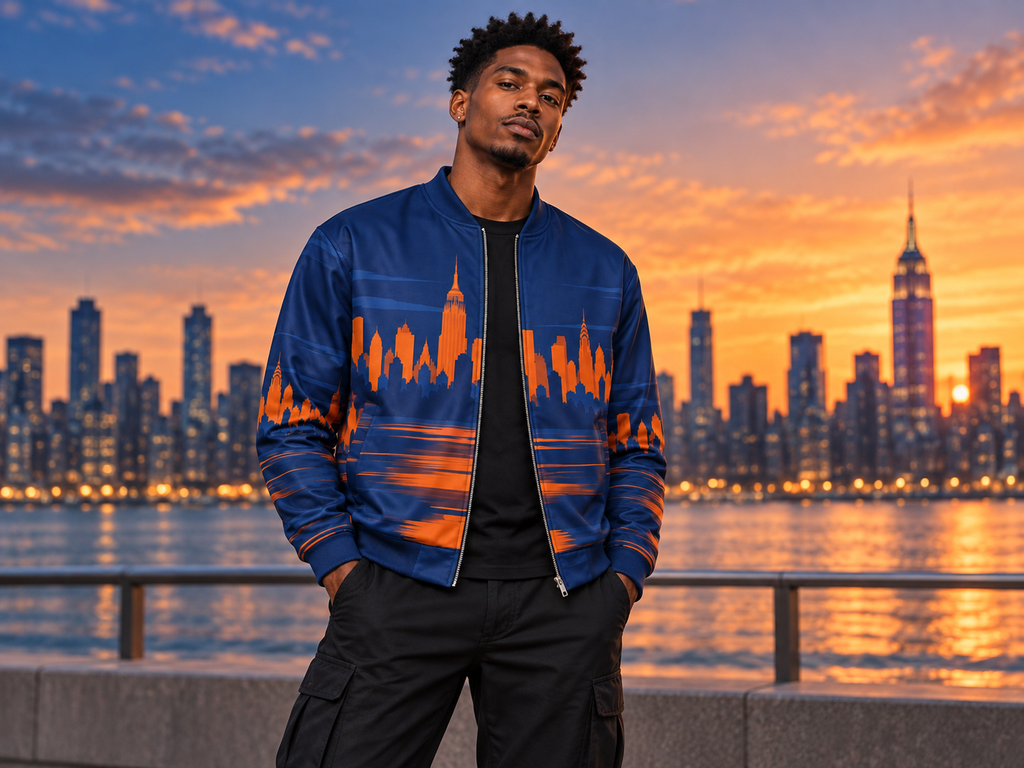 ZPGCAP-Empire Skyline Bomber Jacket (AOP) — Night - 1