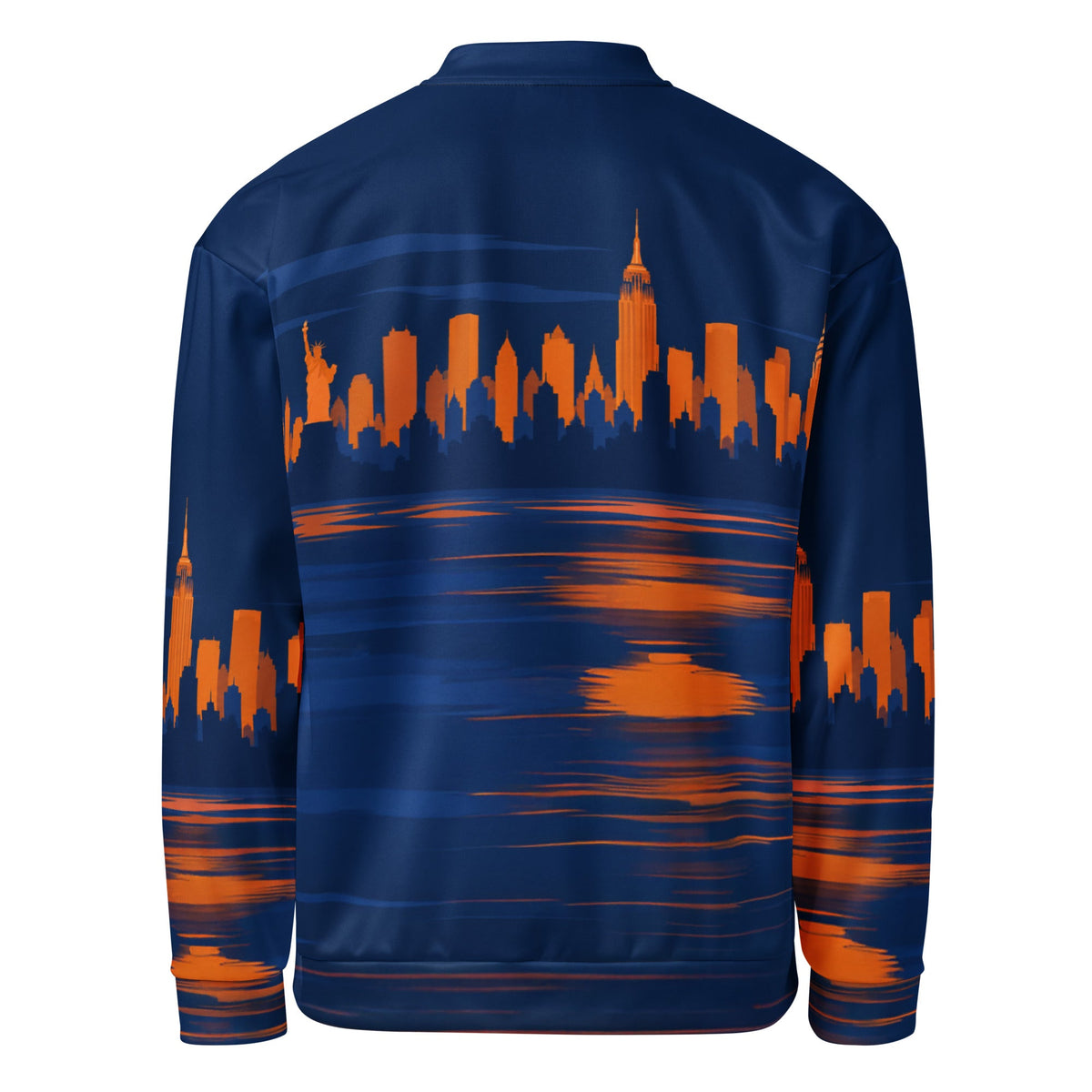 ZPGCAP-Empire Skyline Bomber Jacket (AOP) — Night - White Back