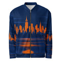 ZPGCAP-Empire Skyline Bomber Jacket (AOP) — Night - White Front