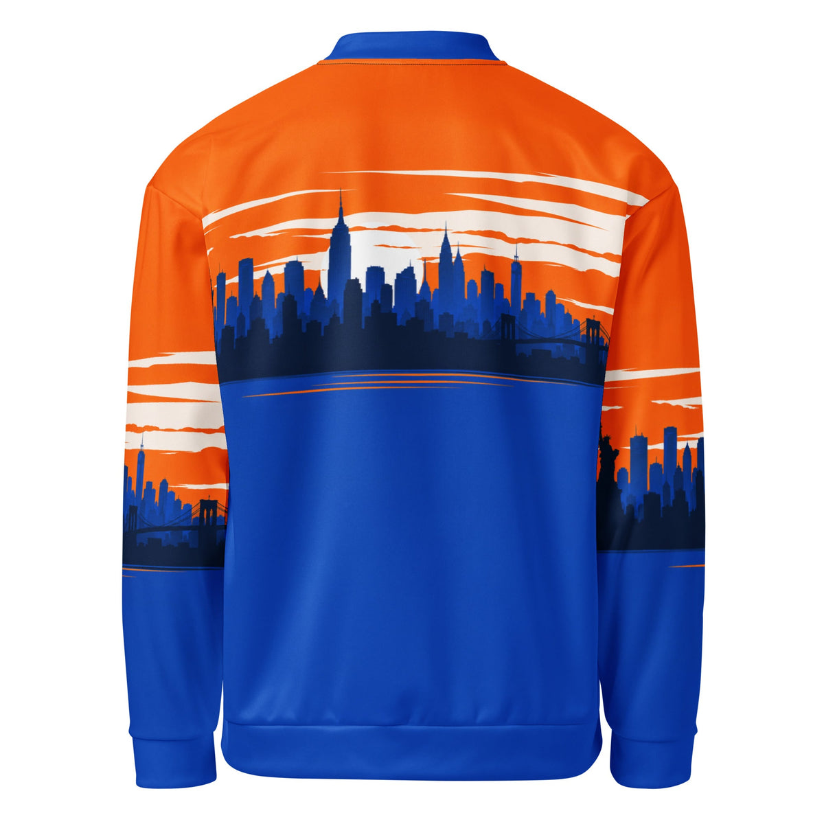 ZPGCAP-Empire Skyline Bomber Jacket (AOP) - White Back