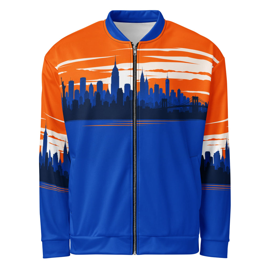ZPGCAP-Empire Skyline Bomber Jacket (AOP) - White Front