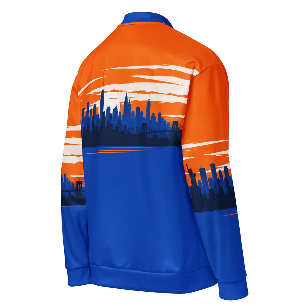 ZPGCAP-Empire Skyline Bomber Jacket (AOP) - White Right Back