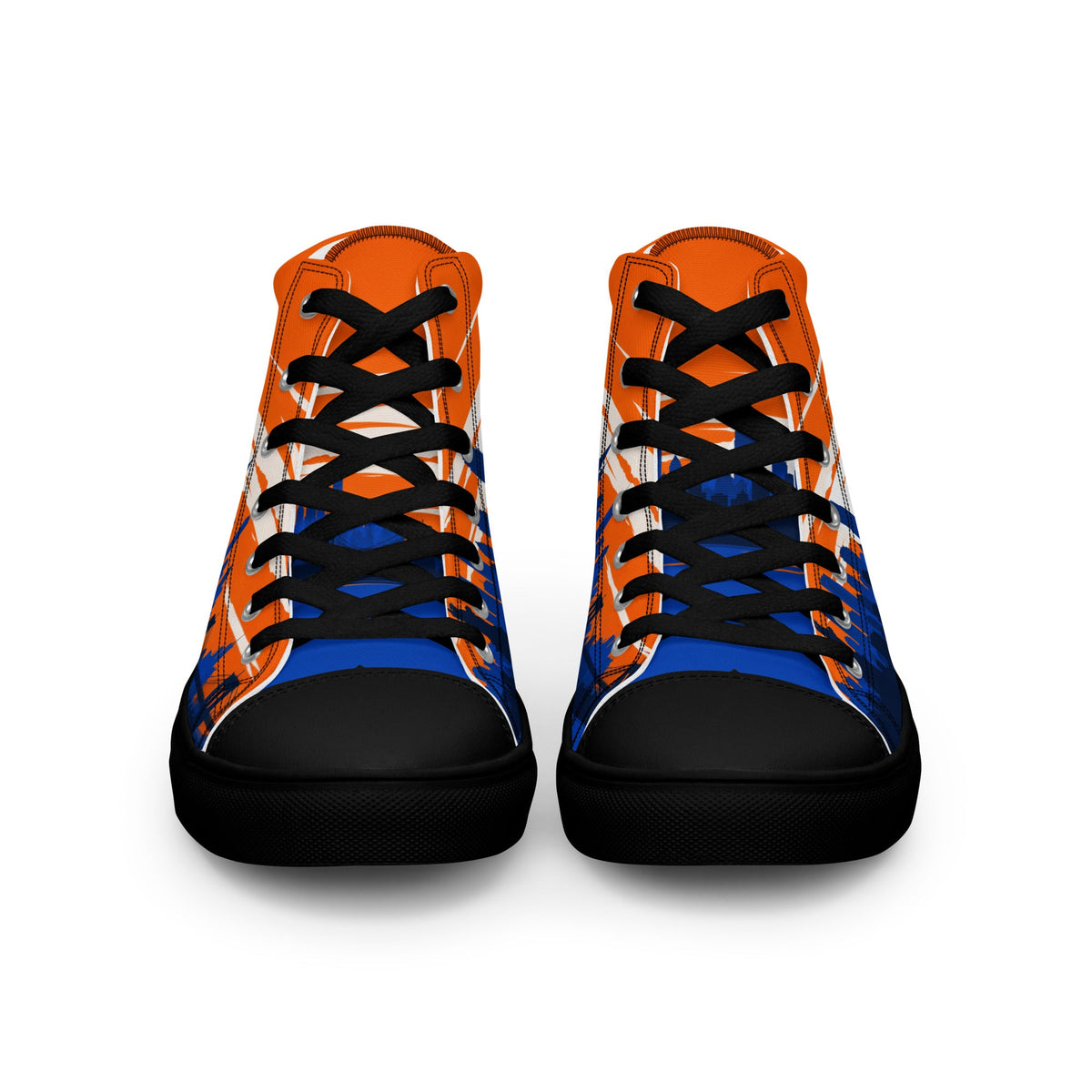 ZPGCAP-Empire Skyline High-Top Sneakers — Black Sole - Black Front