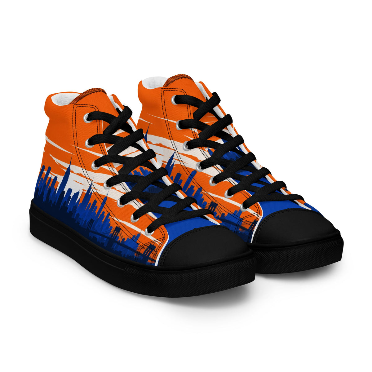 ZPGCAP-Empire Skyline High-Top Sneakers — Black Sole - Black Right Front