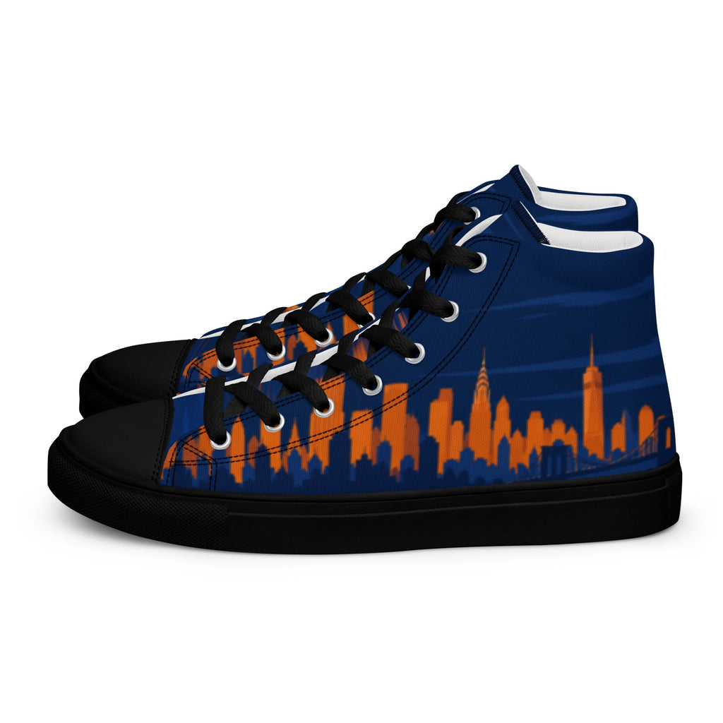 ZPGCAP-Empire Skyline High-Top Sneakers™ Night - black sole - Black Left