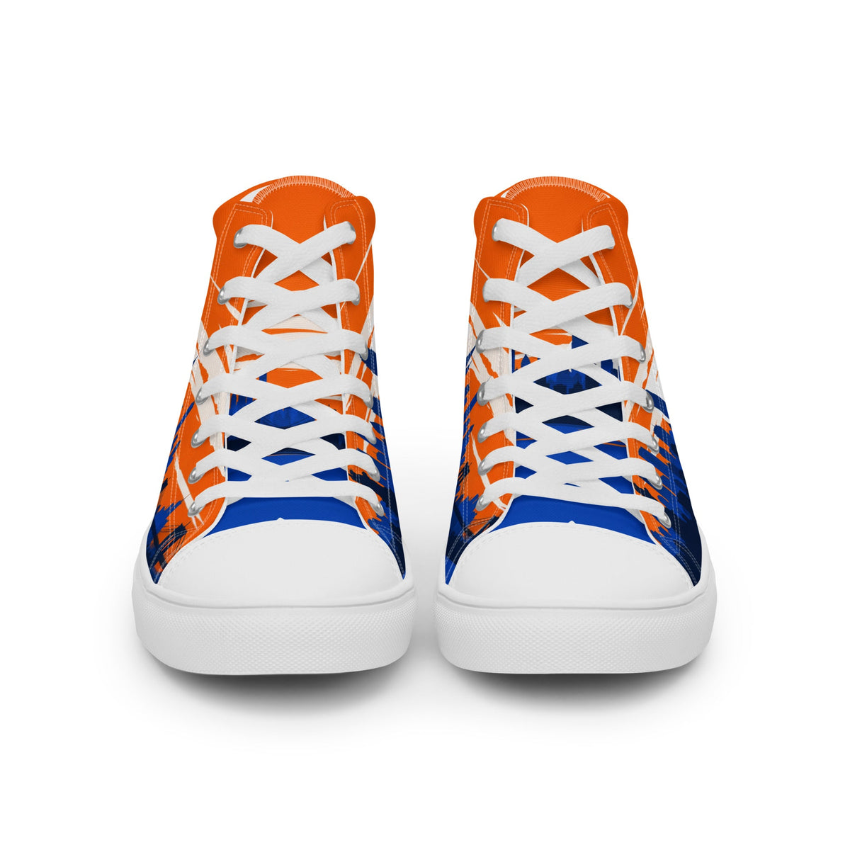 ZPGCAP-Empire Skyline High-Top Sneakers — White Sole - White Front