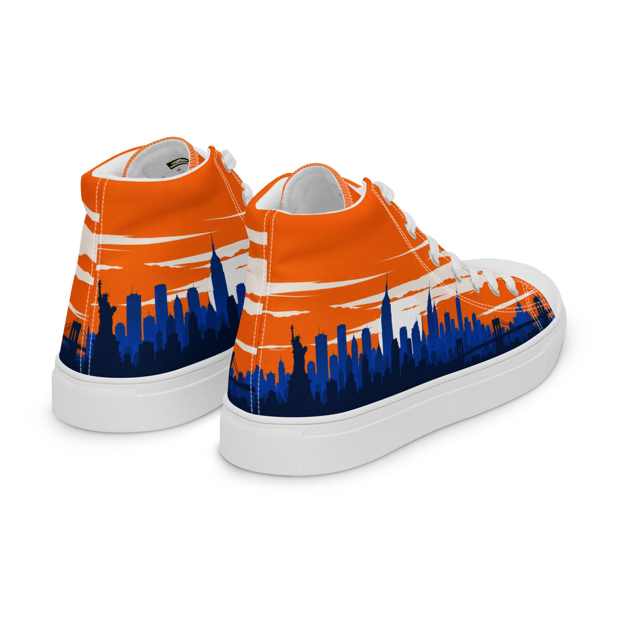 ZPGCAP-Empire Skyline High-Top Sneakers — White Sole - White Right Back