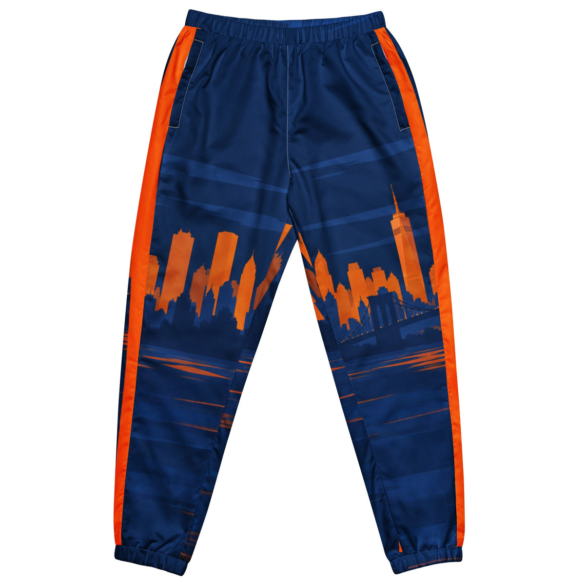 ZPGCAP-Empire Skyline Track Pants — Night - White Front