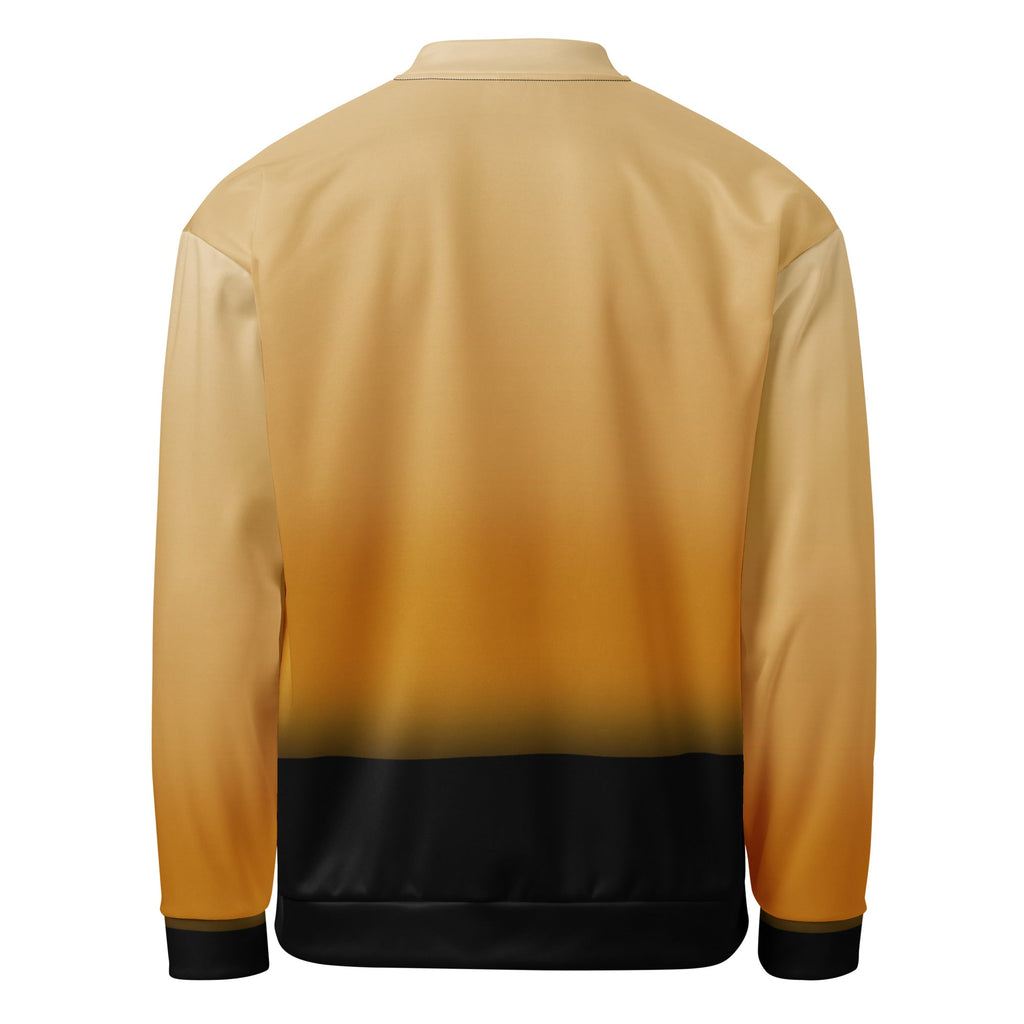 ZPGCAP-Golden Horizon Night Shadow Bomber Jacket - White Back
