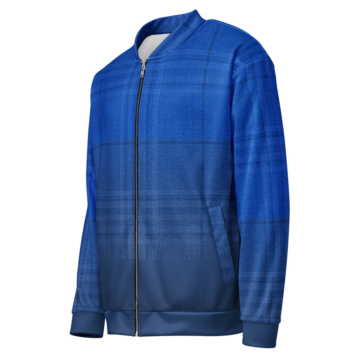 ZPGCAP-Midnight Horizon Bomber Jacket - White Left Front