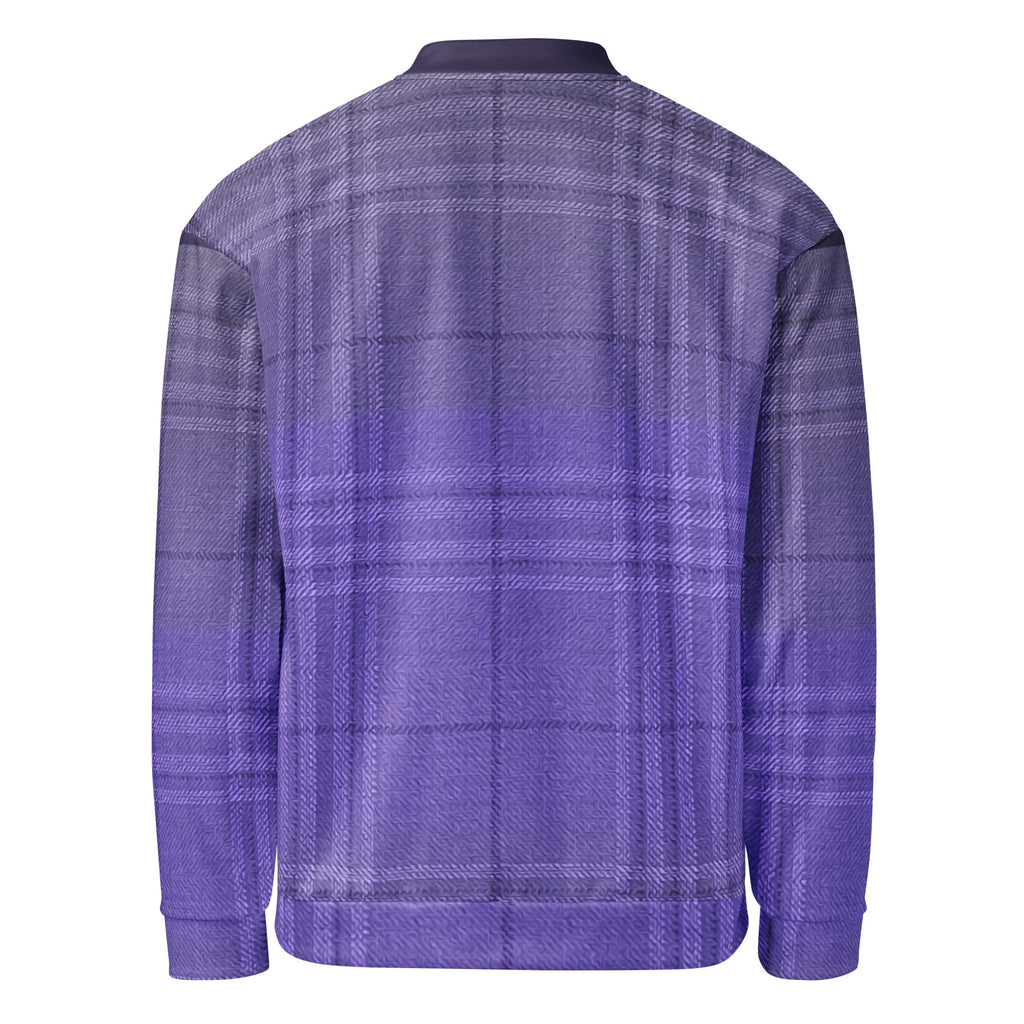 ZPGCAP-Royal Amethyst Bomber Jacket - White Back