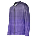 ZPGCAP-Royal Amethyst Bomber Jacket - White Left Front