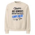 ZPGCAP-TWIHHP Haters Are Admirers Two-Sided Sweatshirt — Bright - Dust Front
