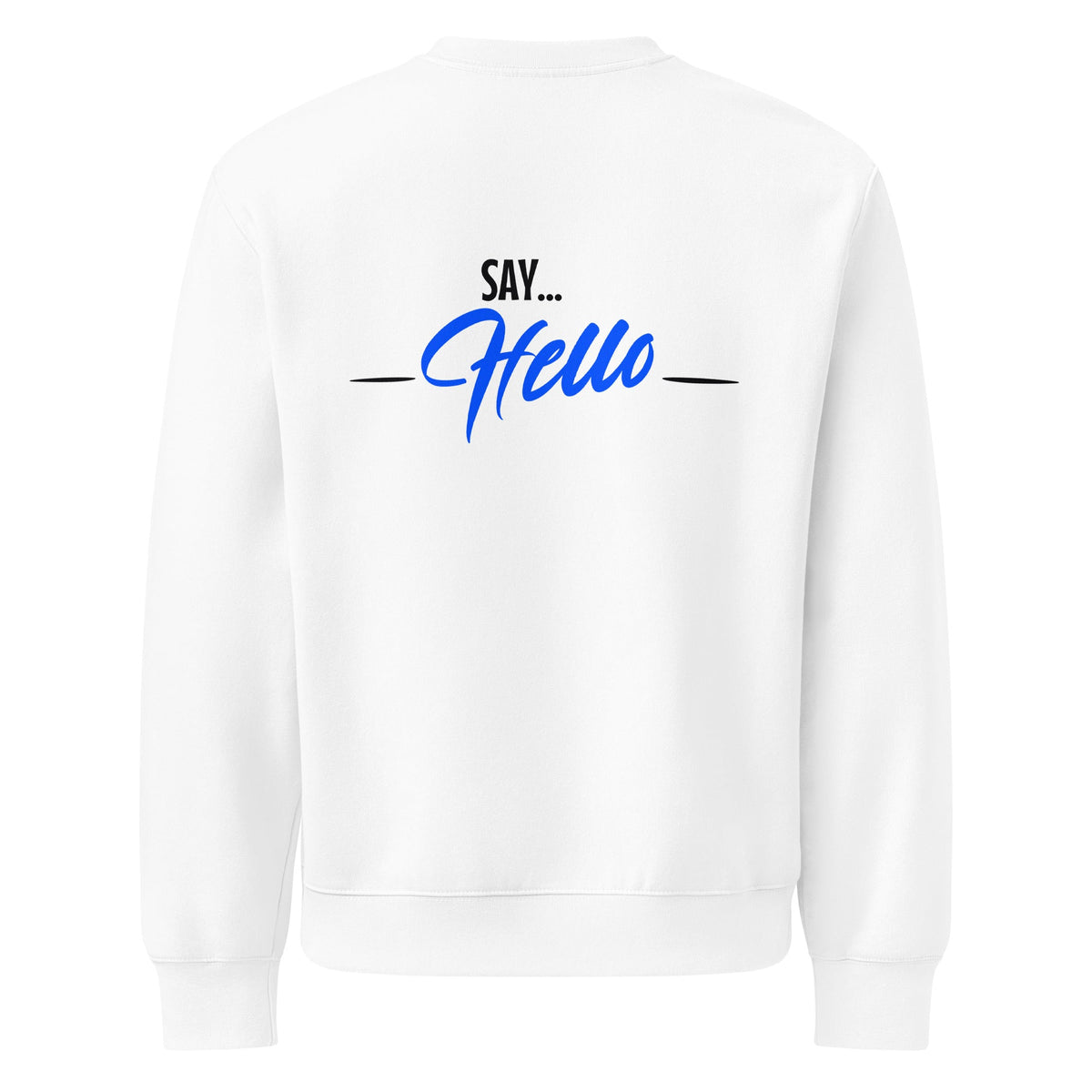 ZPGCAP-TWIHHP Haters Are Admirers Two-Sided Sweatshirt — Bright - White Back