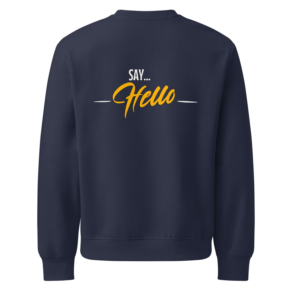 ZPGCAP-TWIHHP Haters Are Admirers Two-Sided Sweatshirt — Dark - Navy Back