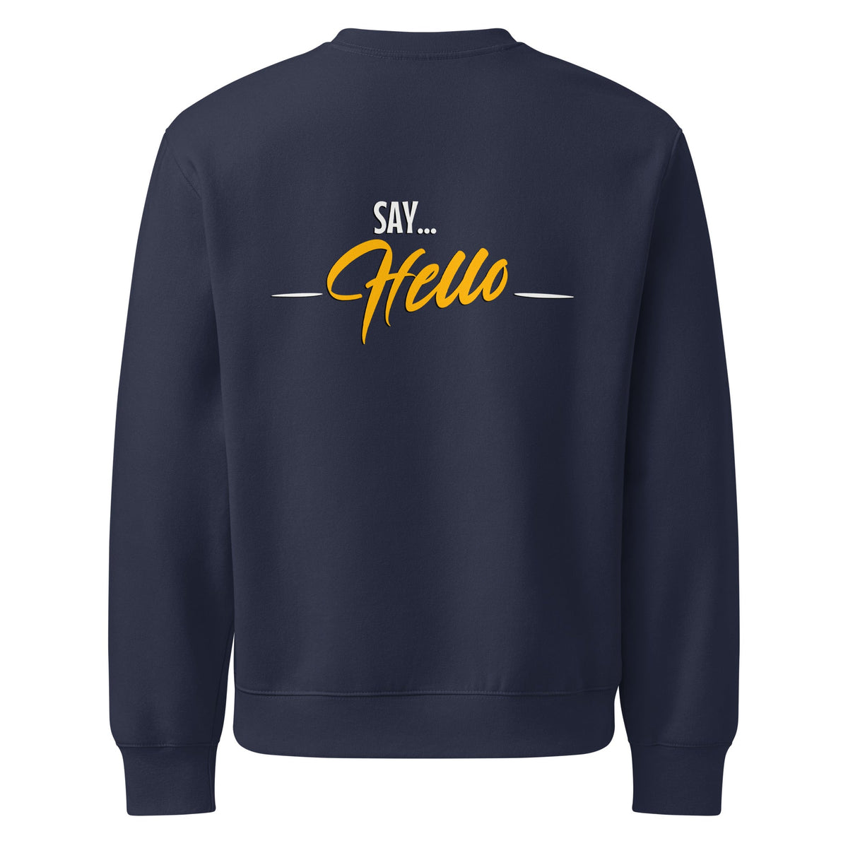 ZPGCAP-TWIHHP Haters Are Admirers Two-Sided Sweatshirt — Dark - Navy Back