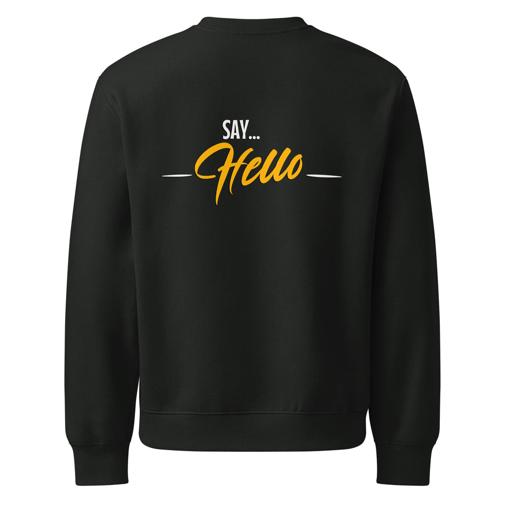 ZPGCAP-TWIHHP Haters Are Admirers Two-Sided Sweatshirt — Dark - Vintage Black Back