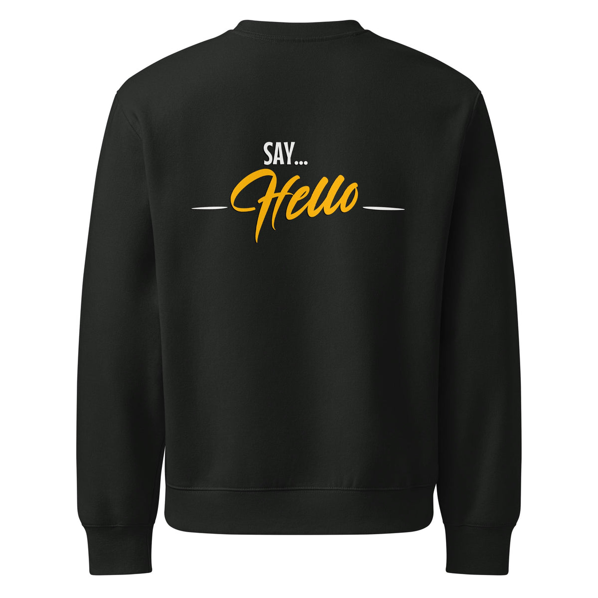 ZPGCAP-TWIHHP Haters Are Admirers Two-Sided Sweatshirt — Dark - Vintage Black Back