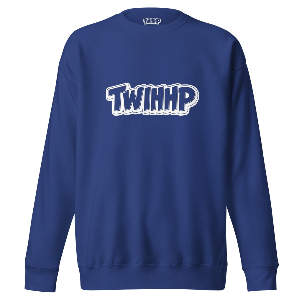 ZPGCAP-TWIHHP IAHH Core Identity Sweatshirt — Black/White Text - Team Royal Front