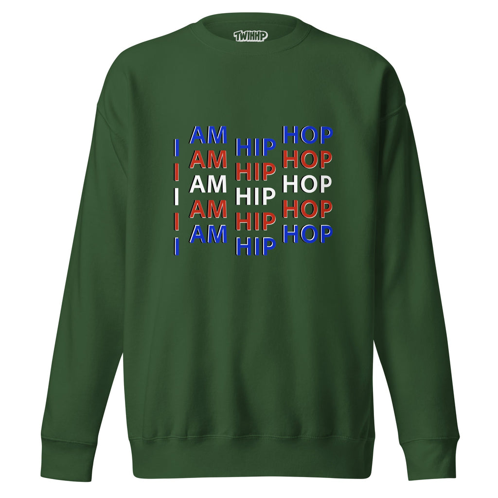 ZPGCAP-TWIHHP IAHH NYC Sweatshirt — Dark Colorways - Forest Green Front