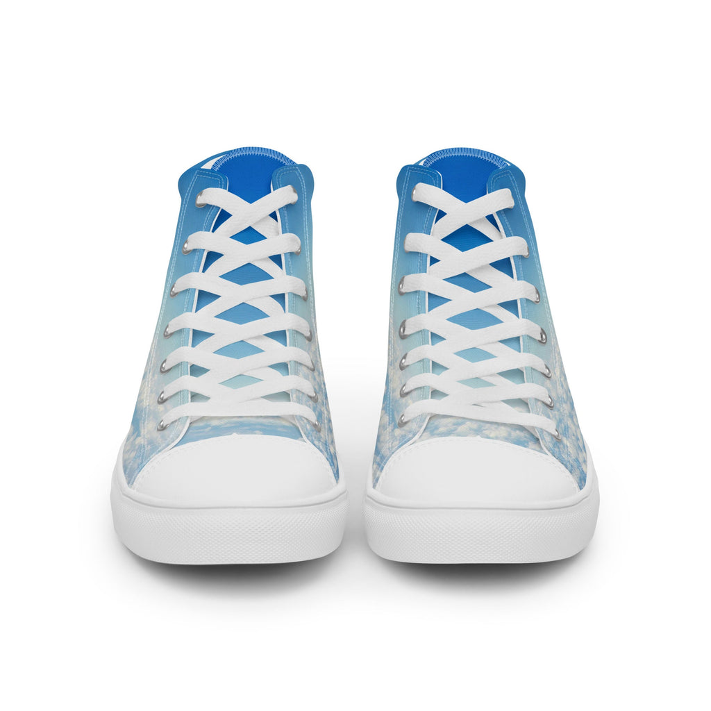 ZPGCAP-The Air Walkers High-Top Sneakers — White Sole - White Front