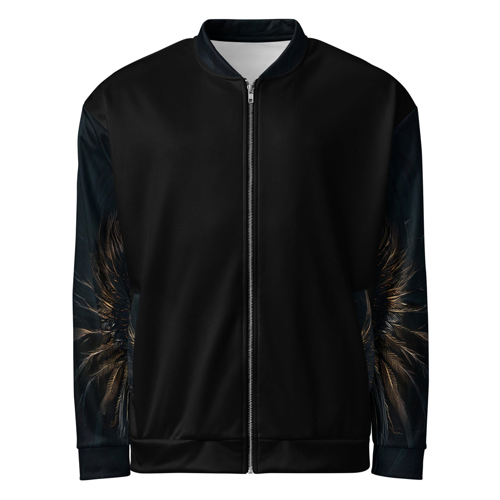 ZPGCAP-Tiger Angel Bomber Jacket - White Front