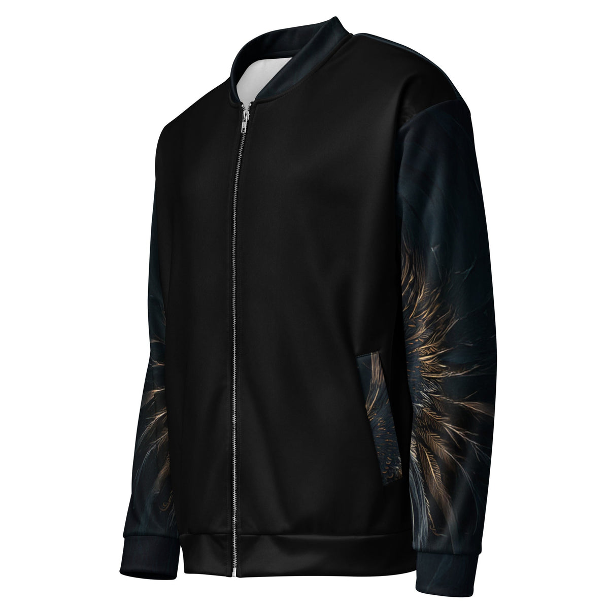ZPGCAP-Tiger Angel Bomber Jacket - White Left Front