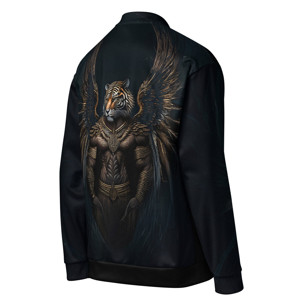 ZPGCAP-Tiger Angel Bomber Jacket - White Right Back